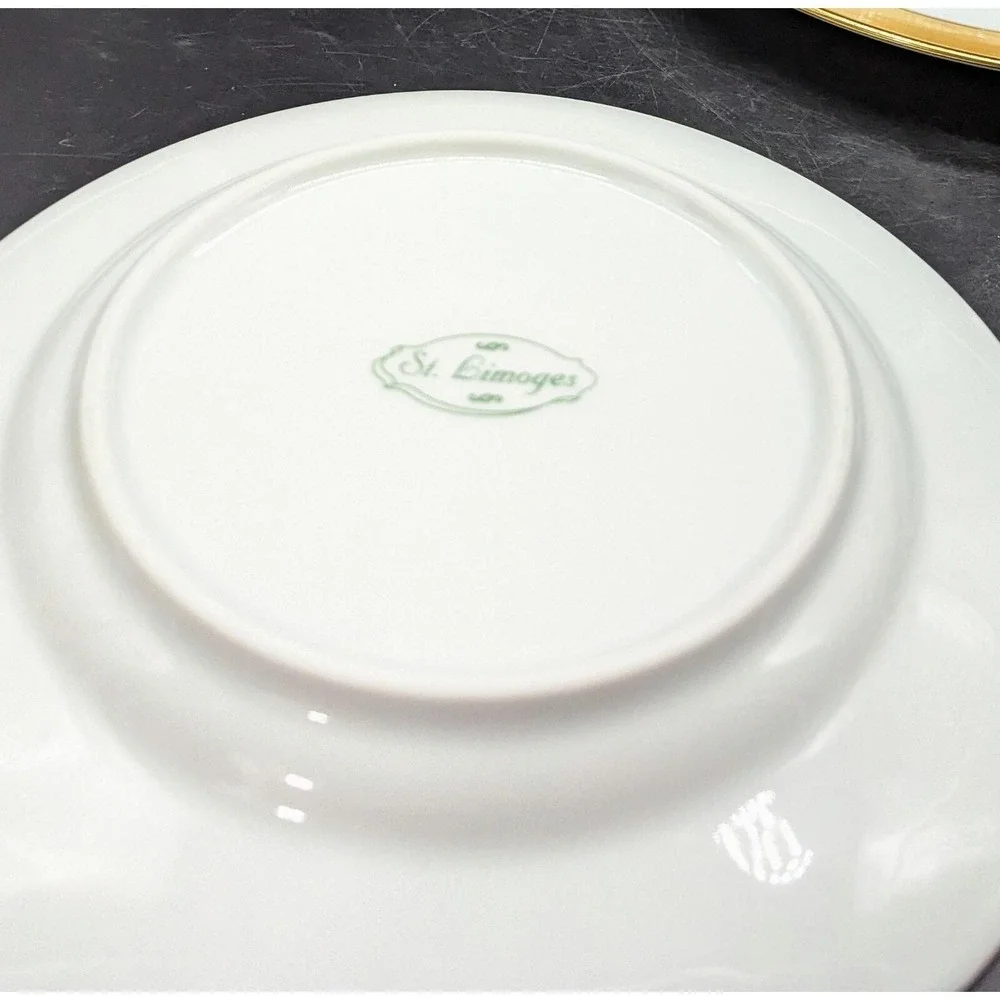 Email de Limoges Veritable Porcelain FRUIT Peach 7.25